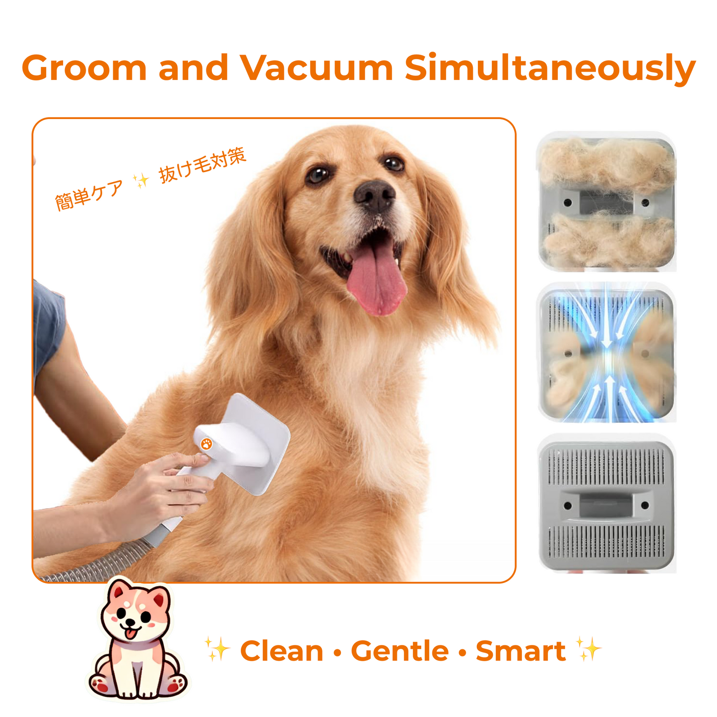 Groom and Vacuum Kit